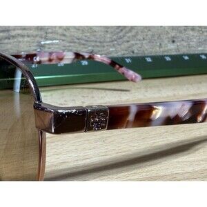 Tory Burch TY6070 32738Z 57 Rose Gold/Light Brown Gradient Mirror Sunglasses